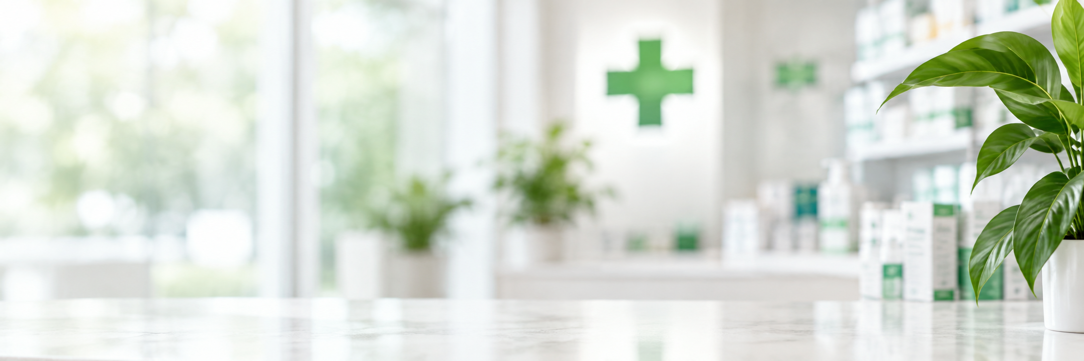 Interior de farmacia para servicio de seguimiento farmacoterapéutico