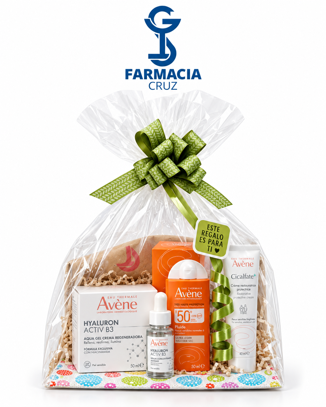 Cesta personalizada de Farmacia Cruz — ejemplo 10