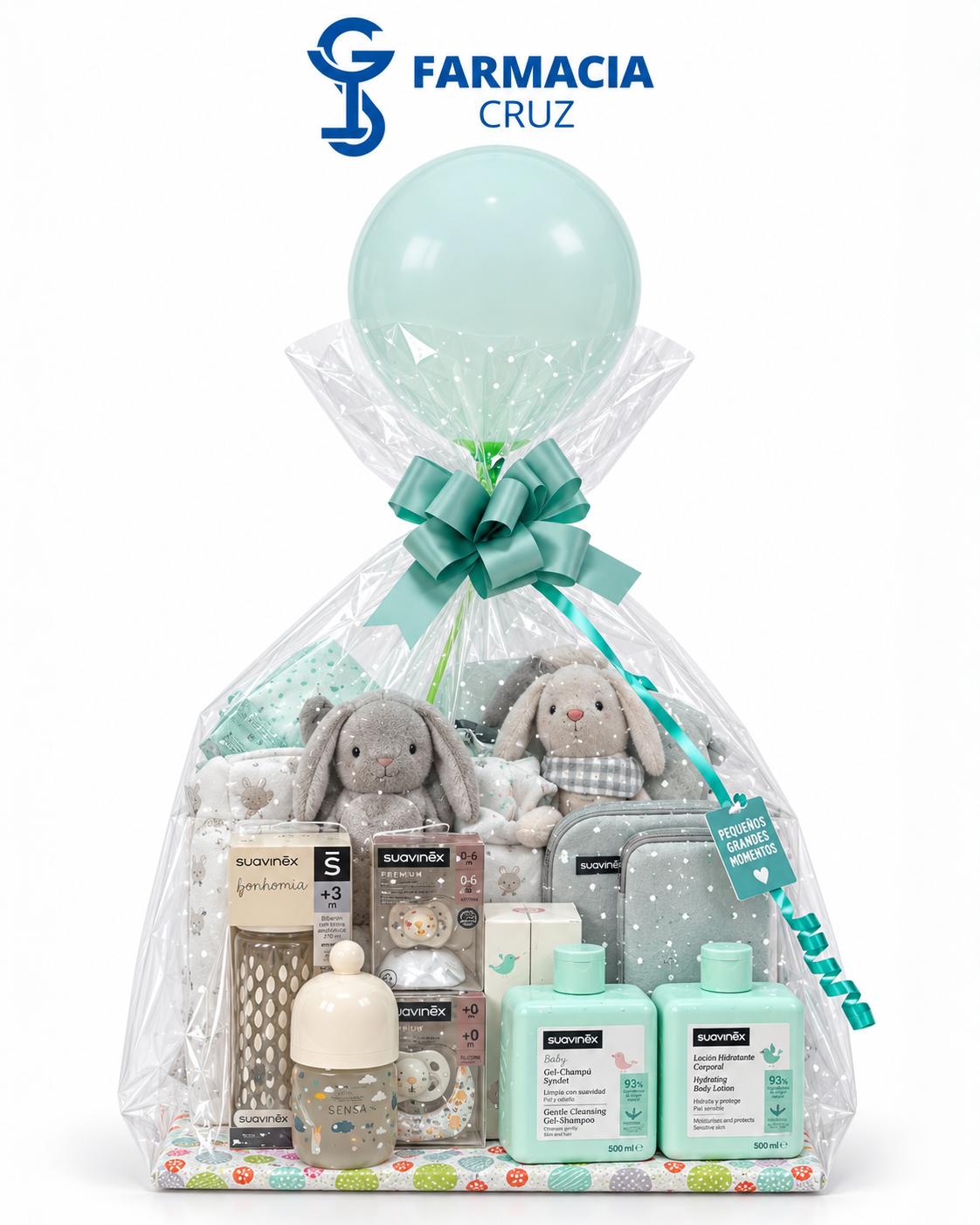 Cesta personalizada de Farmacia Cruz — ejemplo 2
